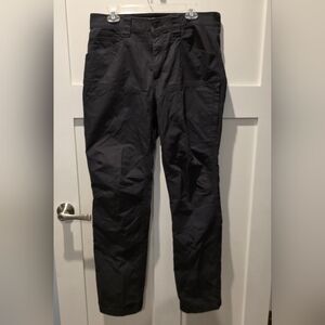 Duluth Trading Men's 34x34 AKHG Stone Run Pants Outdoor Work Hiking Dark Gray